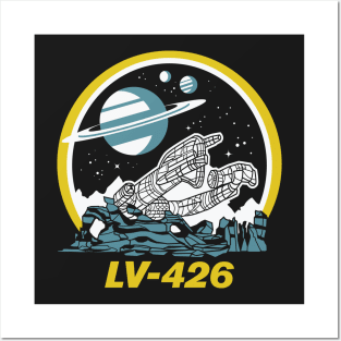 LV 426 Derelict Spacecraft Vacation Parody Posters and Art